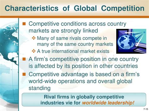 global competition exists when|Competing in a Global World .